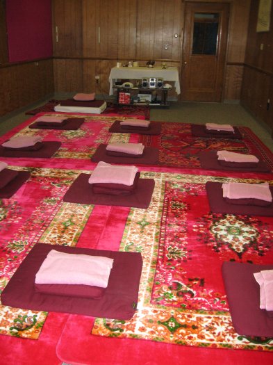 The meditation room at the Metta Health Center, Lowell, Mass.